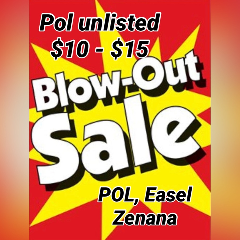 Blow out SALE!! POL Bluevelvet Easel Zenana and more! - Picture 5 of 9